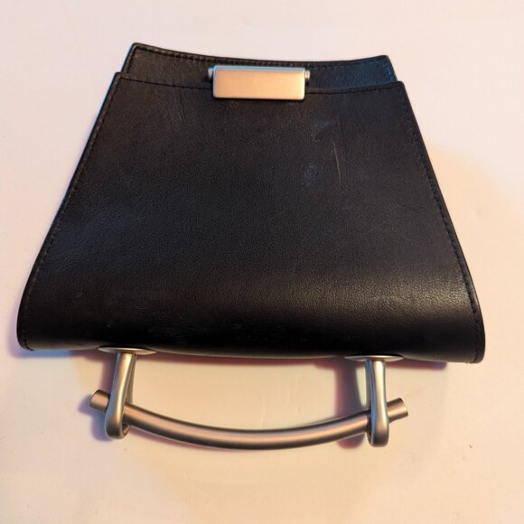 Famous Torii Black Leather Handbag - Picture 2 of 5